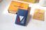 Louis Vuitton Pocket Organizer In Blue Taiga Leather M30790