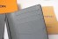 Louis Vuitton Pocket Organizer In Blue Taiga Leather M30790