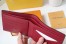 Louis Vuitton Multiple Wallet In Grey Taiga Leather M30799