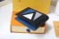 Louis Vuitton Multiple Wallet In Black Taiga Leather M30800