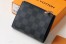 Louis Vuitton Multiple Card Holder In Damier Graphite Canvas N60451