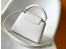 Louis Vuitton Capucines Mini Bag in White Taurillon Leather M23456