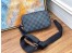 Louis Vuitton Alpha Wearable Wallet In Damier Graphite Canvas N60418