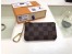 Louis Vuitton Key Pouch In Damier Ebene Canvas N62658