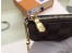 Louis Vuitton Key Pouch In Damier Ebene Canvas N62658
