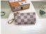 Louis Vuitton Key Pouch In Damier Azur Canvas N62659