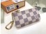 Louis Vuitton Key Pouch In Damier Azur Canvas N62659