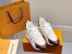 Louis Vuitton Women's Run Away Sneakers In White Leather