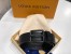 Louis Vuitton Voyager 35mm Belt In Monogram Shadow Leather M0281V