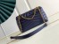 Louis Vuitton LV New Wave Chain MM Bag In Navy Blue Leather M20615
