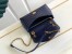 Louis Vuitton LV New Wave Chain MM Bag In Navy Blue Leather M20615