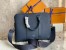Louis Vuitton Takeoff Briefcase In Blue Aerogram Leather M21440