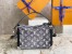Louis Vuitton Side Trunk Bag In Grey Monogram Denim M21460