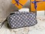 Louis Vuitton Neverfull MM Bag In Grey Monogram Denim M21465