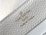 Louis Vuitton Capucines Mini Bag in White Taurillon Leather M23456