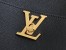 Louis Vuitton Lock and Walk Bag in Black Grained Leather M24006