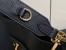 Louis Vuitton Lock and Walk Bag in Black Grained Leather M24006
