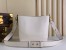 Louis Vuitton Lock and Walk Bag in White Grained Leather M24638