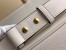 Louis Vuitton Lock and Walk Bag in White Grained Leather M24638