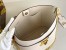 Louis Vuitton Lock and Walk Bag in White Grained Leather M24638