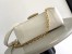 Louis Vuitton Dauphine Soft MM Bag in White Calfskin M25050