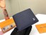 Louis Vuitton Multiple Wallet In Navy Taiga Leather M30282