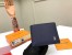 Louis Vuitton Multiple Wallet In Navy Taiga Leather M30282