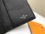 Louis Vuitton Pocket Organizer In Black Taiga Leather M30283