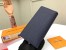 Louis Vuitton Brazza Wallet In Navy Taiga Leather M30292