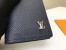 Louis Vuitton Pocket Organizer In Navy Taiga Leather M30293