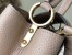 Louis Vuitton Capucines MM Bag In Grey Taurillon Leather M42253
