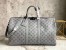 Louis Vuitton Keepall Bandouliere 50B Bag In Monogram Shadow Leather M46117