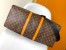 Louis Vuitton Keepall Bandouliere 55 Bag in Monogram Macassar Canvas M46702