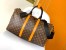 Louis Vuitton Keepall Bandouliere 45 Bag in Monogram Macassar Canvas M46703