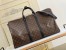 Louis Vuitton Keepall Bandouliere 55 Bag In Monogram Macassar Canvas M56714