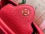 Louis Vuitton Capucines Mini Bag in Red Taurillon Leather M56845