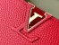 Louis Vuitton Capucines Mini Bag in Red Taurillon Leather M56845
