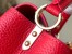 Louis Vuitton Capucines Mini Bag in Red Taurillon Leather M56845
