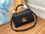 Louis Vuitton Twist One Handle PM Bag In Black Leather M57093