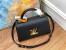 Louis Vuitton Twist One Handle PM Bag In Black Leather M57093