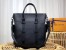 Louis Vuitton Christopher Tote Bag In Black Leather  M58479