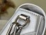 Louis Vuitton Twist MM Bag in Silver Lambskin with Studs M59031