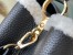 Louis Vuitton Capucines MM Bag in Taurillon Leather with Shearling M59073