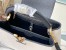 Louis Vuitton Capucines MM Bag in Canvas with Black Leather M59872