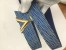 Louis Vuitton Essential V 30MM Belt In Epi Denim Leather M6076W
