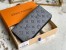 Louis Vuitton Zippy Wallet Vertical In Monogram Shadow Leather M81384