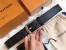 Louis Vuitton Landscape 35mm Belt In Monogram Eclipse Canvs M9083S