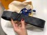 Louis Vuitton LV Initiales 40MM Belt In Damier Graphite Canvas M9808S
