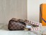 Louis Vuitton Braided Croisette Bag In Damier Ebene Canvas N40451
