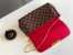 Louis Vuitton Favorite MM Bag In Damier Ebene Canvas N41129